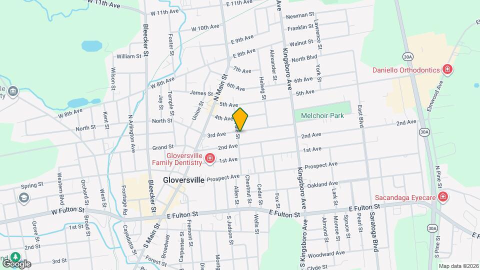 56 3rd Ave, Unit 2 Map and Location Details