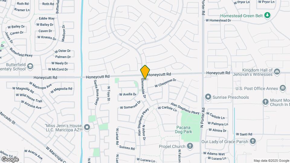 19566 N Crestview Ln Map and Location Details