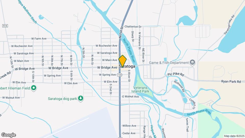 107 E Bridge Ave Map and Location Details