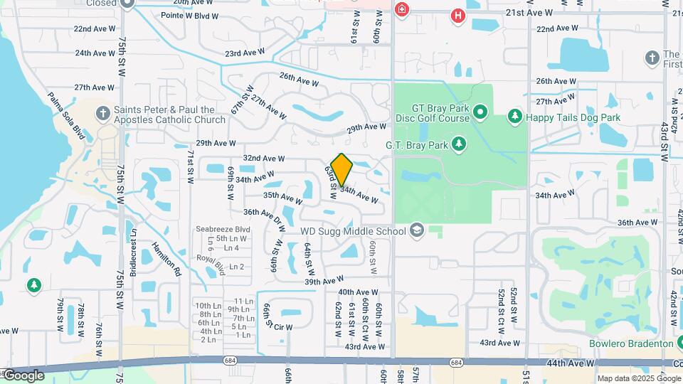 6213 34th Ave W Mapa y Detalles de la Ubicación