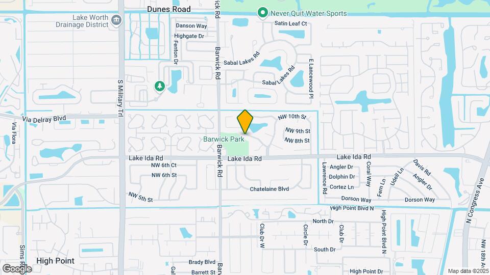 4160 NW 7th Ct Map and Location Details