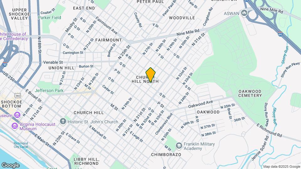 1100 N 30th St Mapa y Detalles de la Ubicación