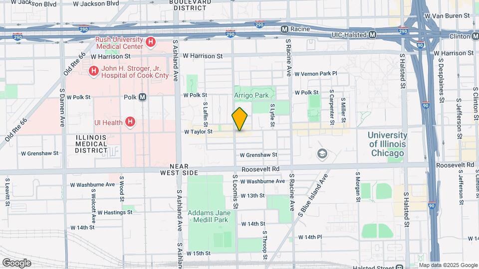 1353 W Taylor St Map and Location Details