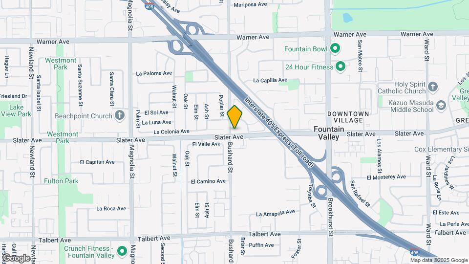 9531 Slater Ave Map and Location Details