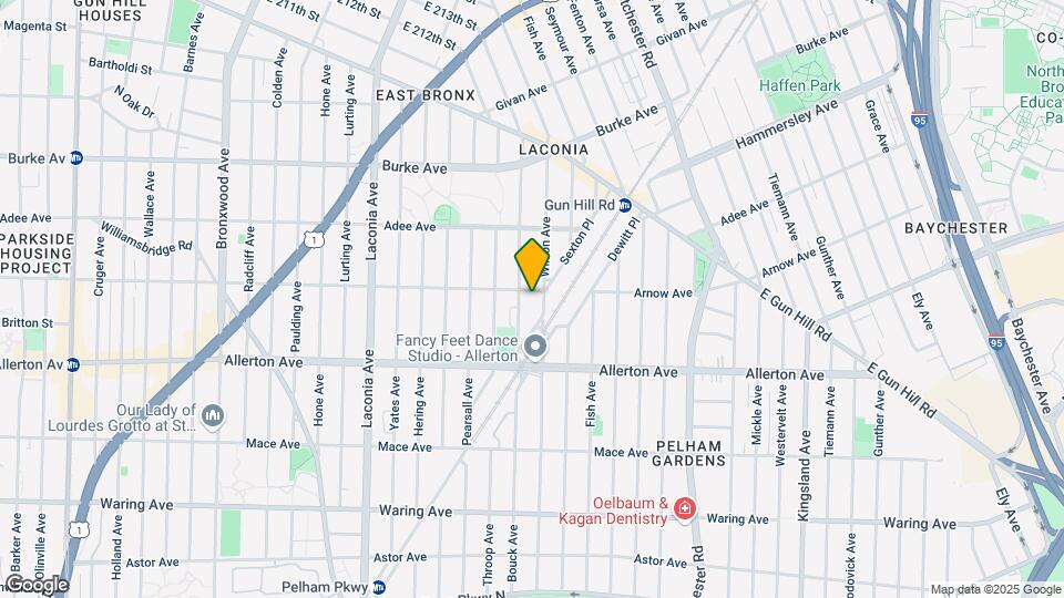 1284 Arnow Ave Map and Location Details