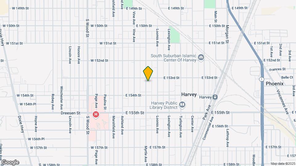 15315 Myrtle Ave Mapa y Detalles de la Ubicación
