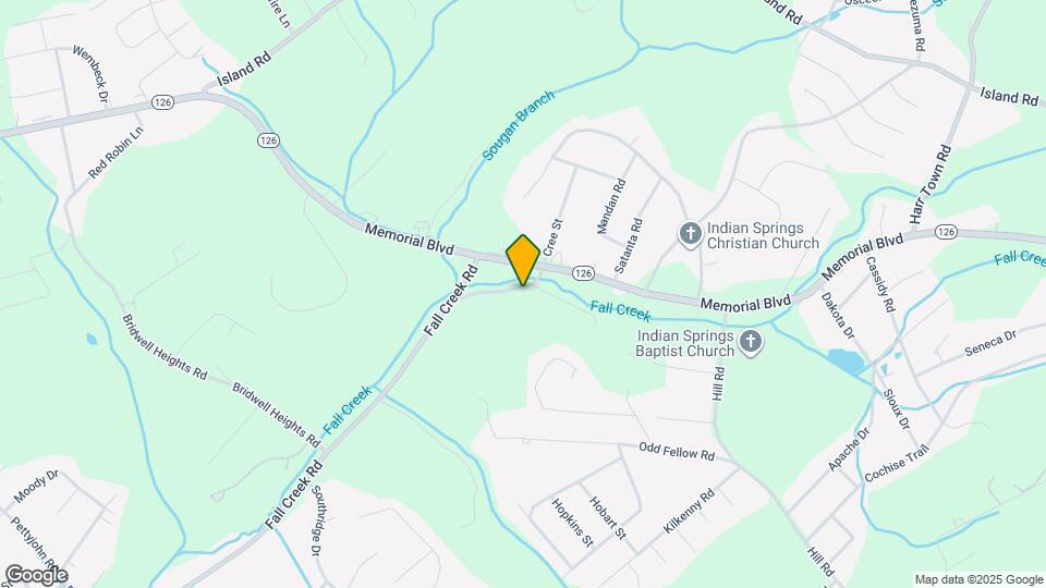 135 Old Fall Creek Rd Map and Location Details