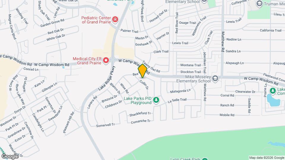 2360 Collin Dr Mapa y Detalles de la Ubicación