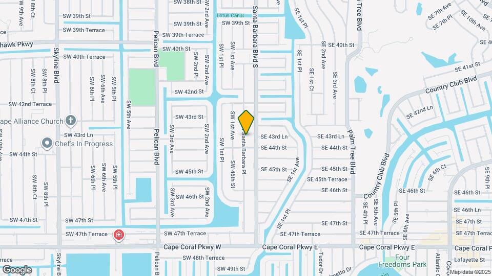 4337 SW Santa Barbara Pl Map and Location Details