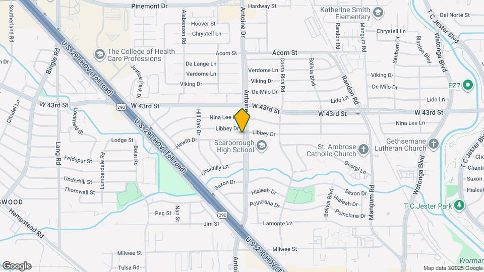 5502 Hewitt Dr Map and Location Details