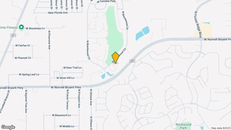1596 W Spring Meadow Loop Map and Location Details