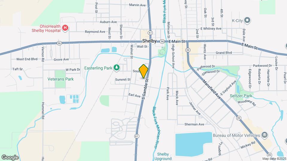 66 S Gamble St, Unit 1/2 - Upstairs Map and Location Details