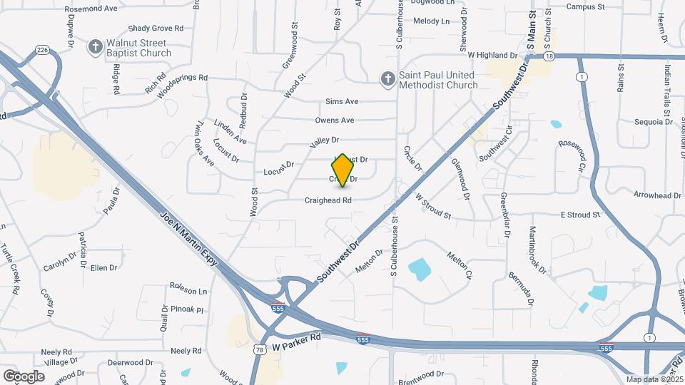 722 Craighead Rd Map and Location Details