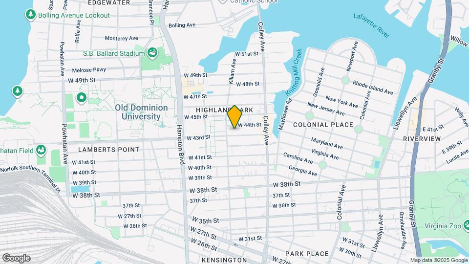 862 W 43rd St Map and Location Details