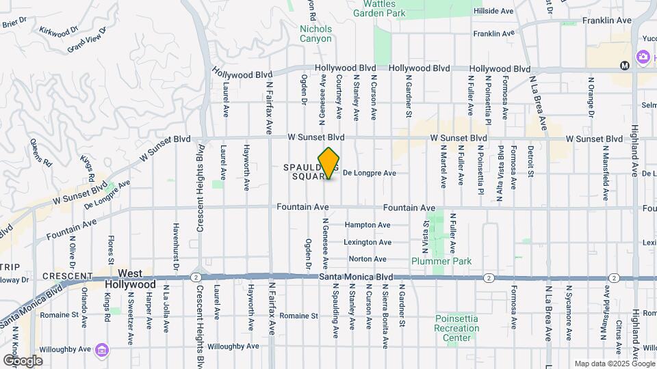 1338-1340 N Genesee Ave Map and Location Details