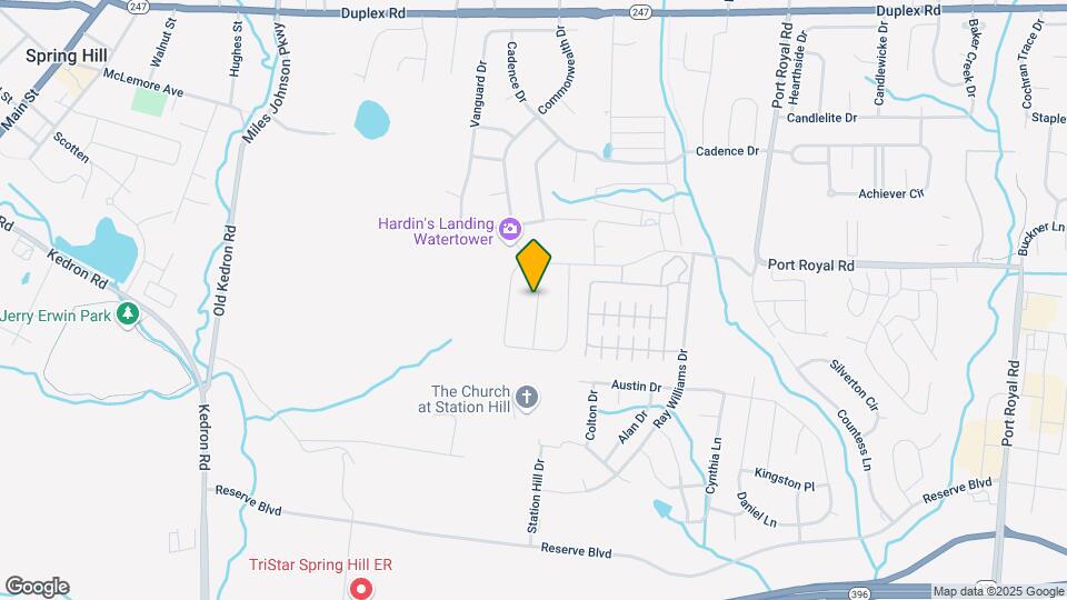 828 Sugarbush Ln Map and Location Details
