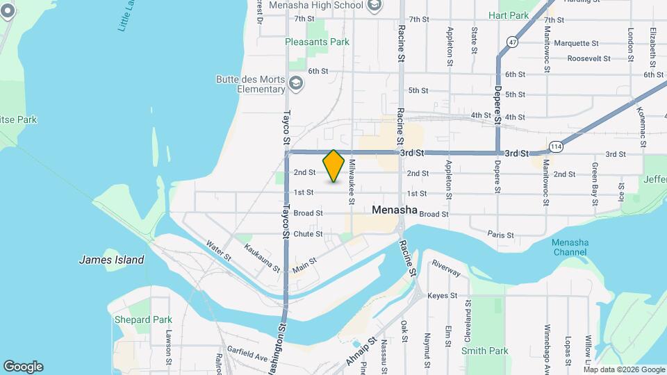 344 1st St Map and Location Details