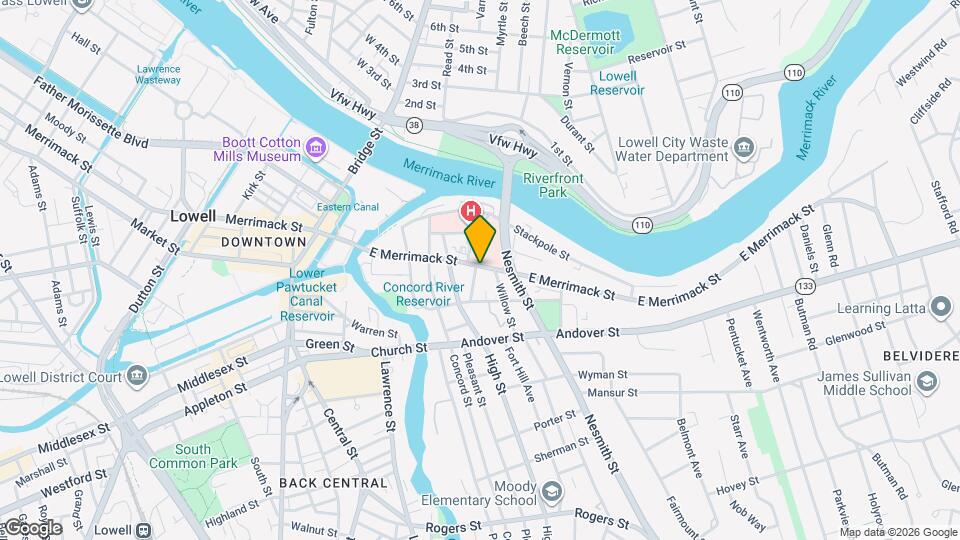 277 E Merrimack St Map and Location Details