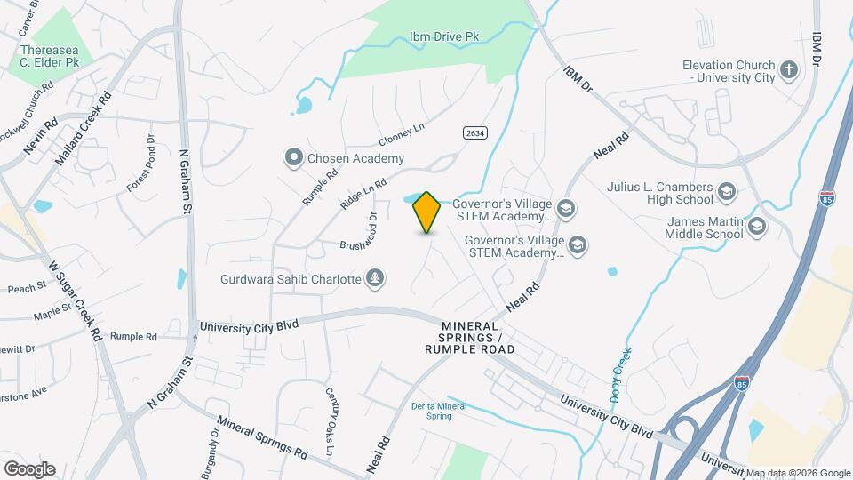 7427 Balancing Rock Ct Mapa y Detalles de la Ubicación