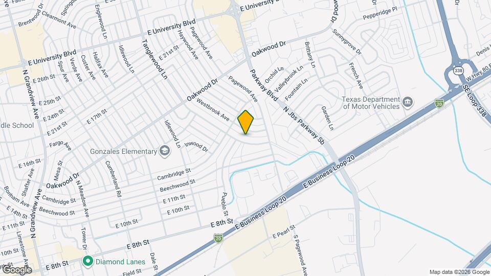 1334 Tanglewood Ln Map and Location Details