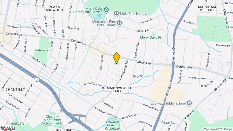 3164 Central Ave Map and Location Details