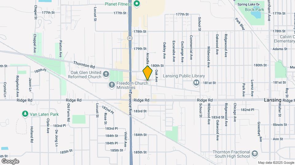 2460 Indiana Ave Map and Location Details
