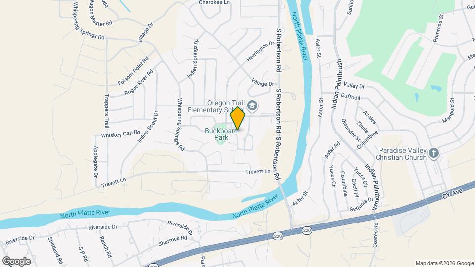 3373 Chaparral Dr Map and Location Details