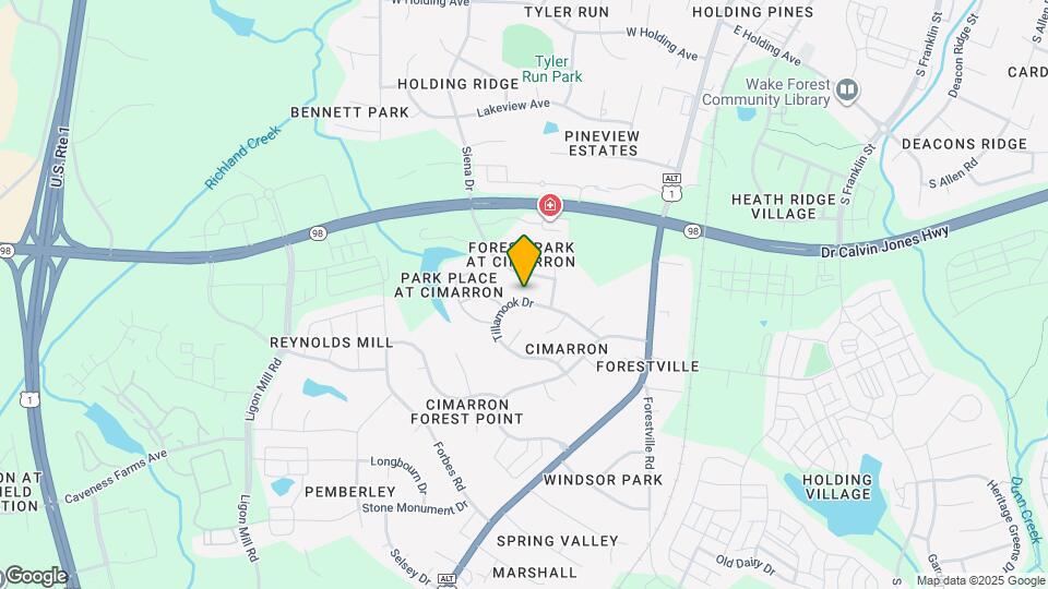 258 Tillamook Dr Map and Location Details