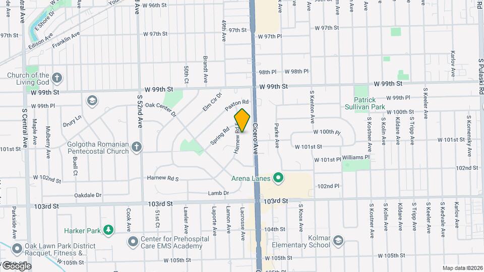 10029 Harnew Rd E Map and Location Details