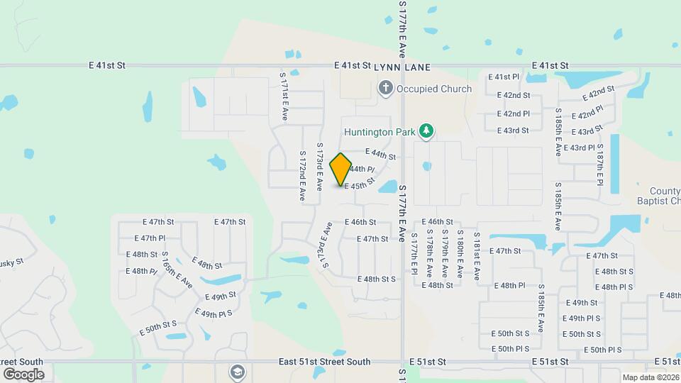 17406 E 45th St Map and Location Details