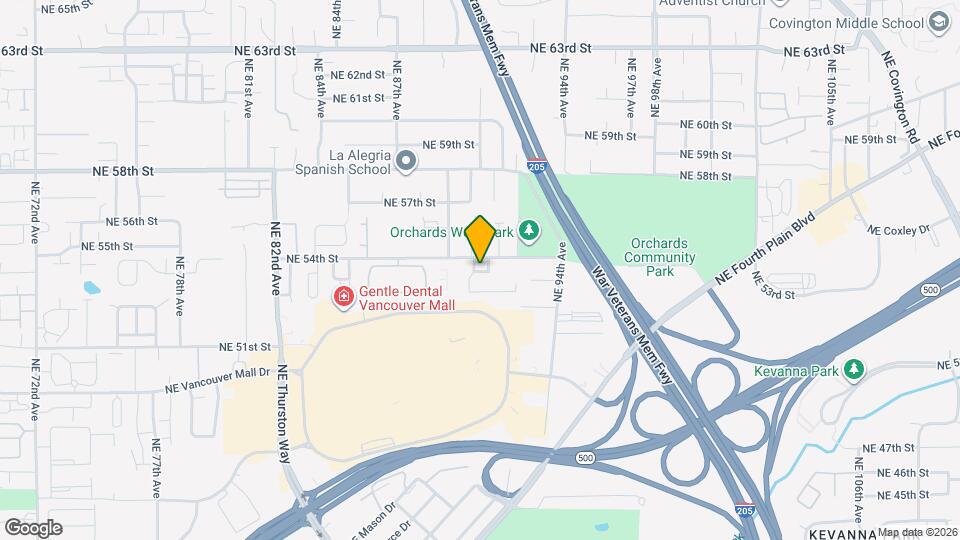 9013 NE 54th St Map and Location Details