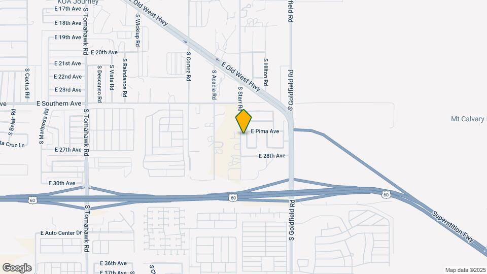 2658 S Reavis Falls Rd Map and Location Details