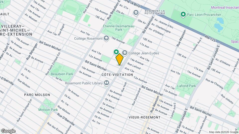 3325 Rosemont Boul Map and Location Details