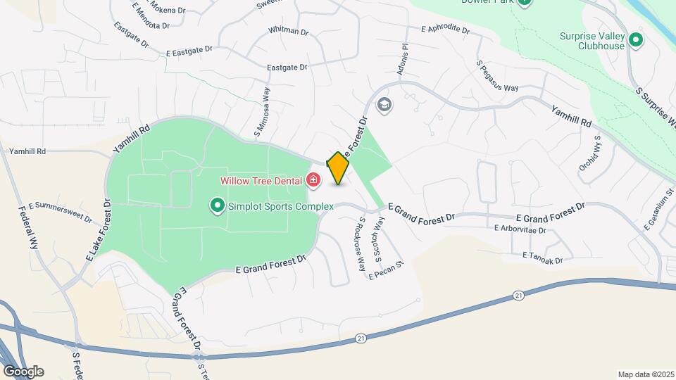 3572 E Grand Forest Dr Map and Location Details