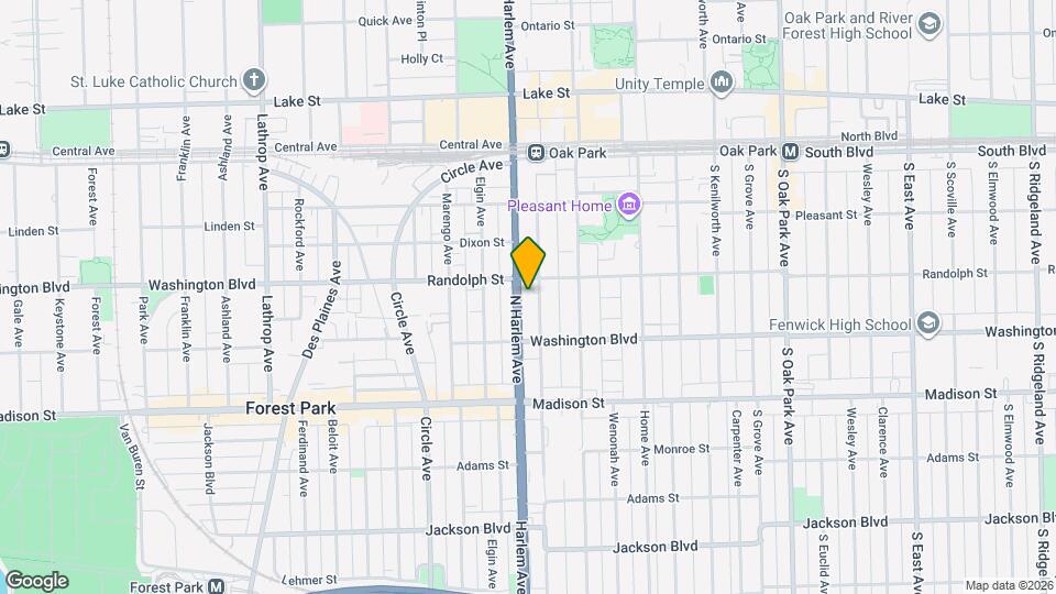 313 S Maple Ave Map and Location Details