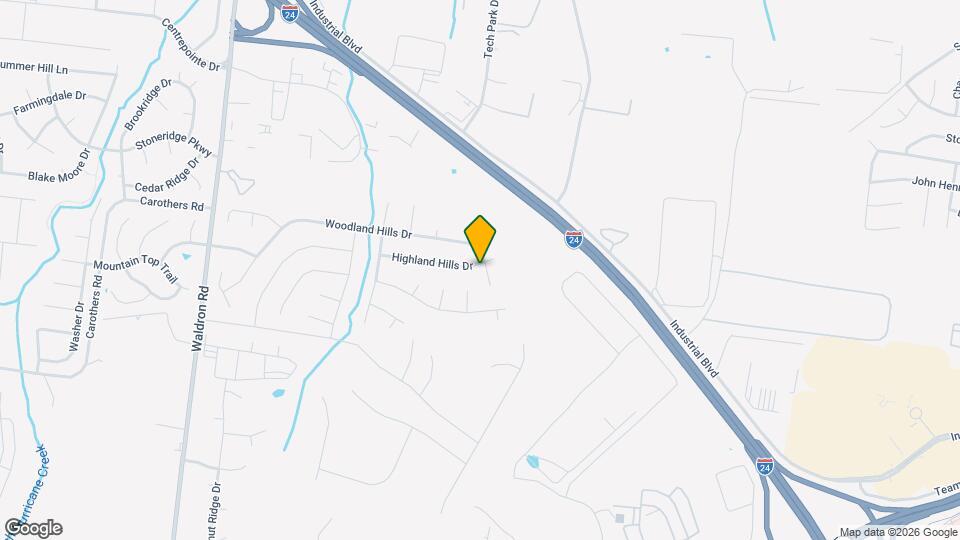 634 Woodland Hills Dr Map and Location Details