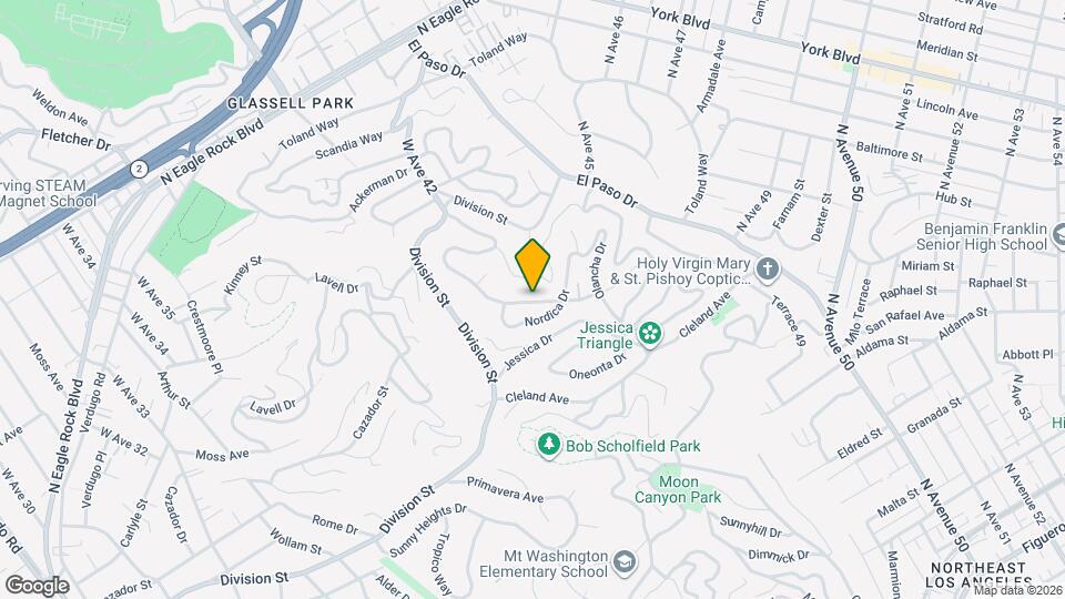 4439 Palmero Dr Map and Location Details