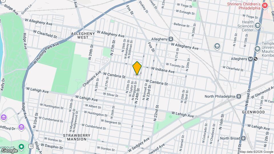 2907 N Ringgold St Map and Location Details