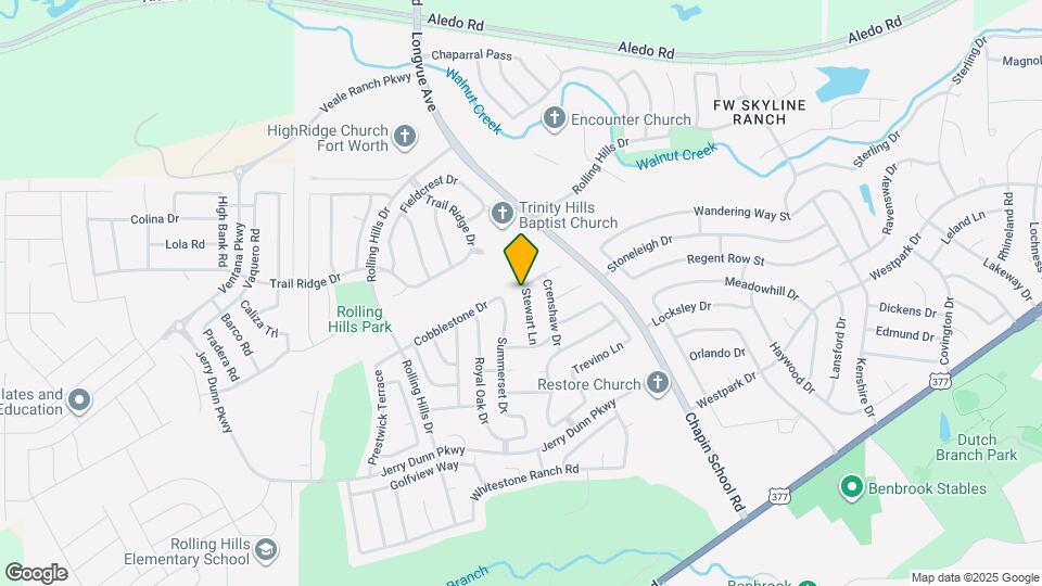 7104 Stewart Ln Map and Location Details