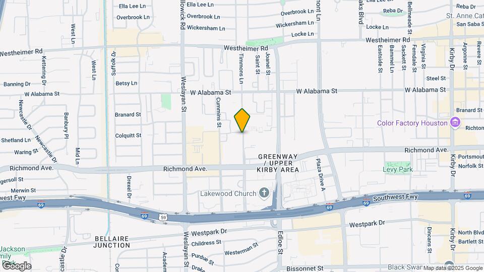 3400 Timmons Ln Map and Location Details