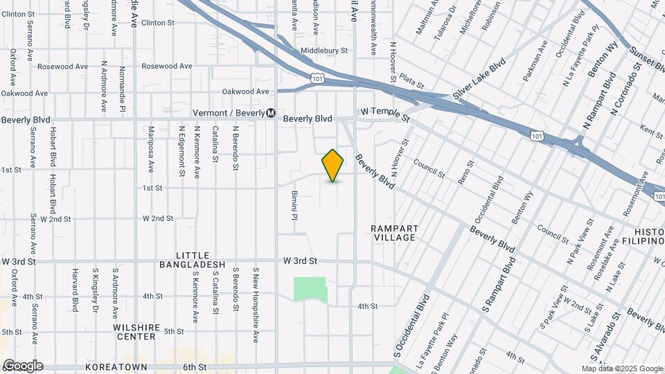 119 S Westmoreland Ave, Unit 121 Mapa y Detalles de la Ubicación