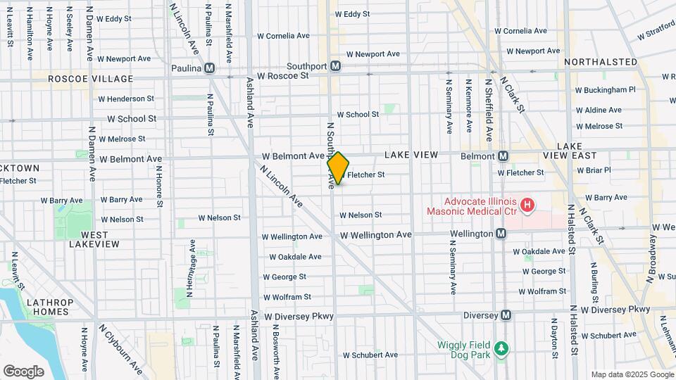 3107 N Southport Ave, Unit 1 Map and Location Details