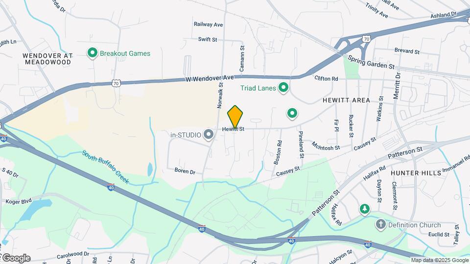 4317 Hewitt St Map and Location Details