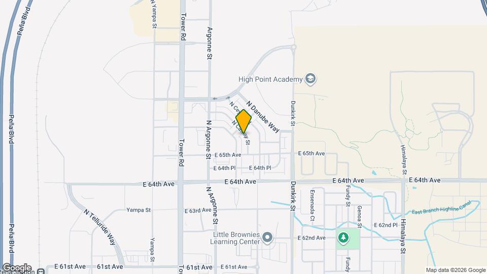 6571 N Cathay St Map and Location Details