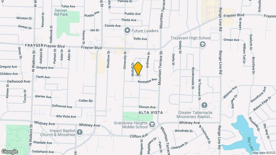 3223 Boone St Map and Location Details