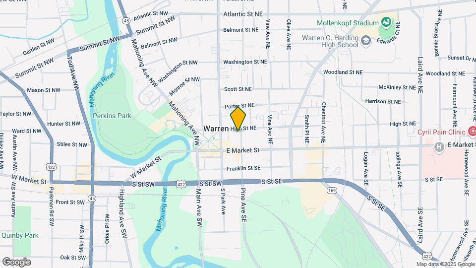 Warner House Map and Location Details