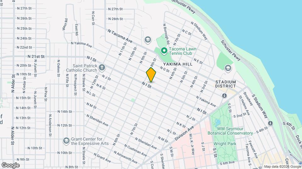707 N I St Map and Location Details