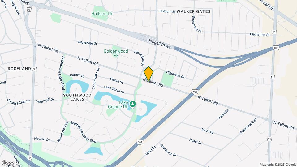 Southwood Lake Condos Map and Location Details