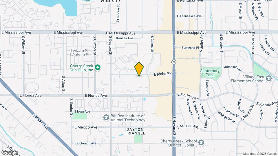 1435 S Galena Way Map and Location Details