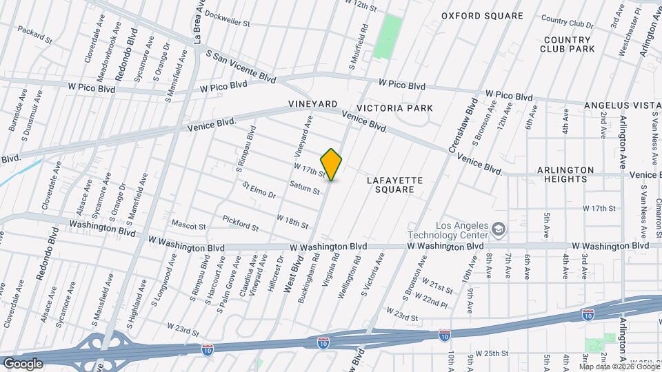 1684 West Blvd Mapa y Detalles de la Ubicación